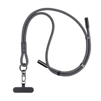 Lanière en plastique et nylon avec charge et attaches pour téléphone