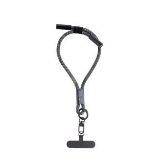 Lanière poignet en PVC et nylon à charge rapide USB-C pour téléphone