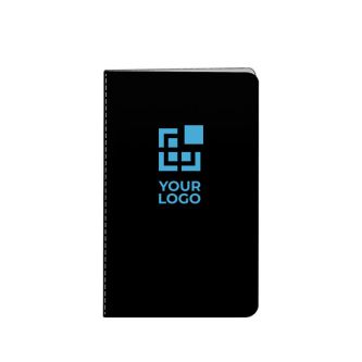 Carnet en carton coloré avec dos cousu A6 feuilles lisses avec zone d'impression