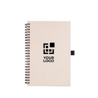 Bloc-notes fabriqué à partir de cartons de lait A5 pages lisses avec zone d'impression