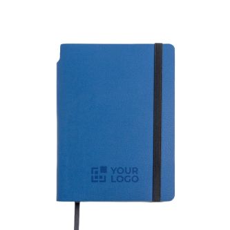 Carnet A5 en similicuir recyclé à couverture souple, pages blanches