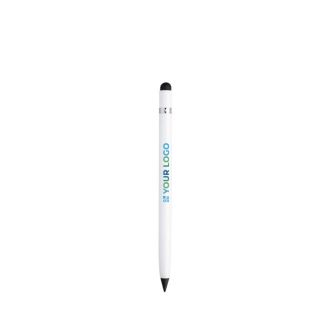 Crayon infini avec pointe en carbone et stylet tactile avec gomme avec zone d'impression