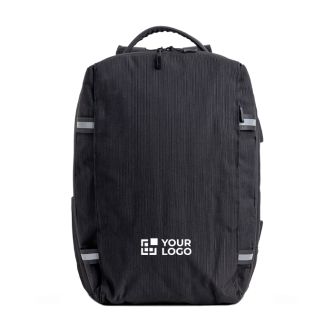 Sac à dos en bambou jacquard avec fermetures éclair étanches PC 15,6’’