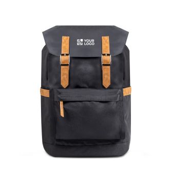 Sac à dos en RPET résistant à l’eau avec fermetures magnétiques 15,6’’