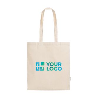 Tote bag en matériau écologique 140 g/m² avec longues anses
