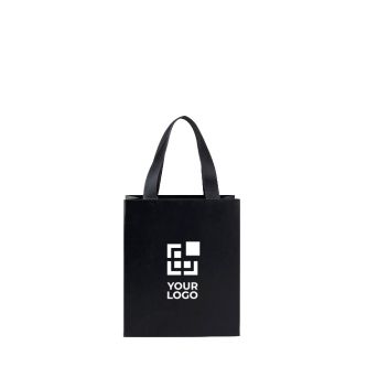 Sac en papier premium finition mate avec anses en tissu résistant 4 kg