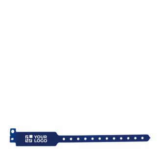 Bracelet en vinyle idéal pour le contrôle d'accès aux festivals avec zone d'impression