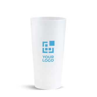 Gobelet réutilisable en plastique pour festivals, 600 ml