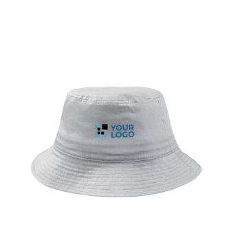 Chapeau de pêcheur en coton taille unique avec 8 rangs 180 g/m2 avec zone d'impression