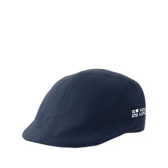 Casquette plate en coton brossé au toucher doux, 280 g/m²