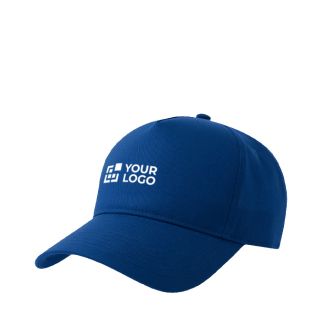 Casquette de baseball structurée à 5 panneaux avec fermeture velcro