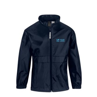 Coupe-vent ajustable pour enfant en nylon déperlant B&C 