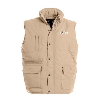 Gilet d’explorateur polyester thermique imperméable 285 g/m² B&C 
