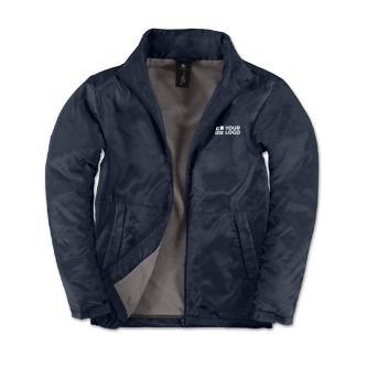Veste en polyester pour homme imperméable et coupe-vent B&C avec zone d'impression