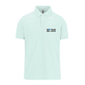 Polo classique unisexe en coton à manches courtes 180 g/m² B&C avec zone d'impression