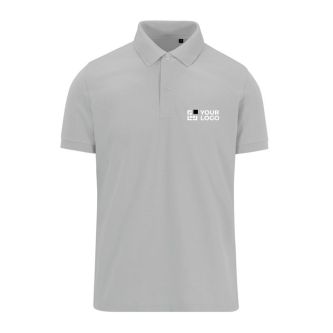 Polo en polyester et coton coloré à manches courtes 180 g/m² B&C avec zone d'impression