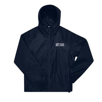 Coupe-vent pliable en polyester recyclé déperlant B&C 