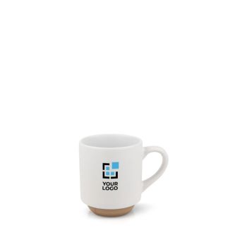 Tasse avec design élégant finlandais sur la partie inférieure 180ml avec zone d'impression