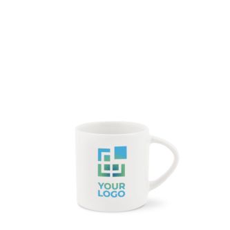 Petite tasse avec poignée triangulaire spéciale pour sublimation 180ml avec zone d'impression