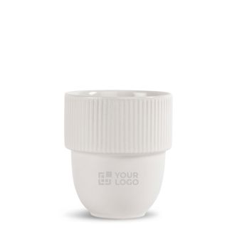 Tasse empilable au design original en plusieurs couleurs 270ml avec zone d'impression