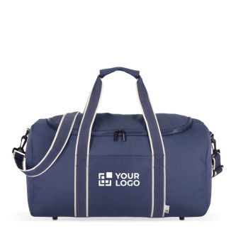 Sac en RPET pour voyage ou sport avec grande ouverture supérieure