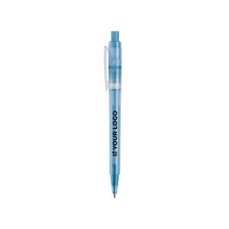 Stylo en plastique mat fabriqué dans l’UE avec recharge à encre bleue