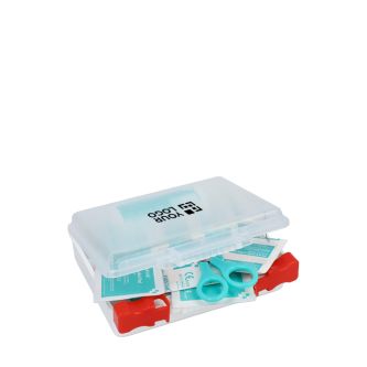 Trousse de premiers secours en plastique conforme aux normes UE