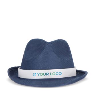 Chapeau en polyester, disponible en plusieurs couleurs vives