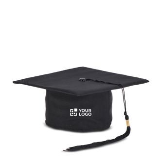 Chapeau de diplômé classique noir à personnaliser