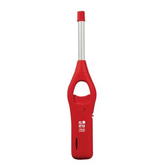 Briquet en métal en différentes couleurs pour feux de camp avec zone d'impression
