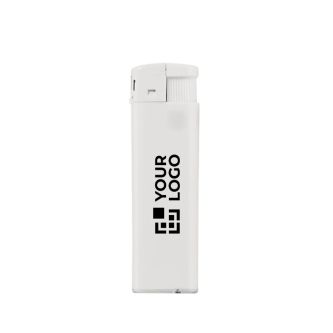 Briquet électronique rechargeable avec protection enfant avec zone d'impression