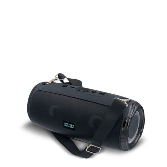 Haut-parleur portable avec sangle réglable pour porter à l'épaule 20W avec zone d'impression