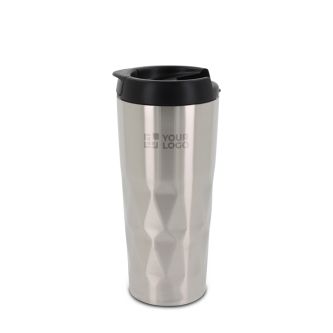 Gourde isotherme avec double paroi, anti-fuite et en relief 450 ml