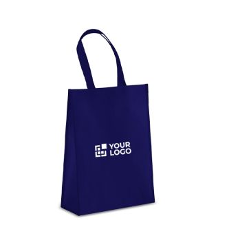 Sac de transport en RPET avec soufflet et anses moyennes 105 g/m²