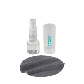 Distributeur nettoyant pour écrans avec chiffon microfibre 30ml