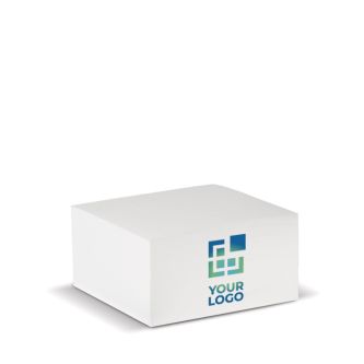 Bloc-notes de 420 feuilles lisses avec certification FSC 10x10x5cm