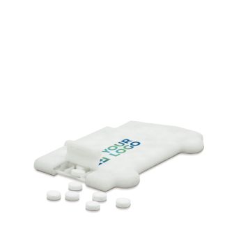 Distributeur d'environ 45 menthes en forme de camion avec zone d'impression