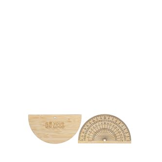 Règle de géométrie en bambou pour dessins ou géométrie