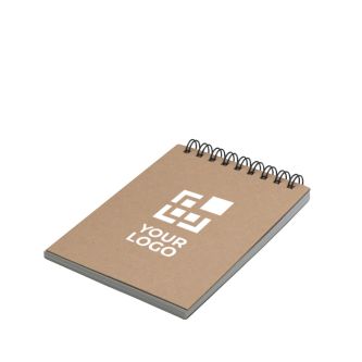 Carnet de notes en papier de roche, feuilles blanches, format poche
