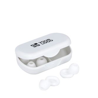 Bouchons d’oreilles en silicone souple avec étui et en 3 tailles