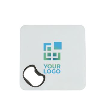 Sous-verre avec base antidérapante et fonction décapsuleur