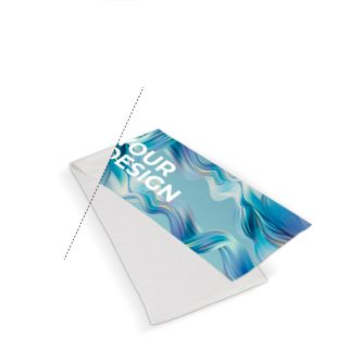 Serviette en coton et velours de polyester pour sublimation 30x130 cm