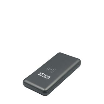 Batterie externe métallique avec charge sans fil 8 000 mAh