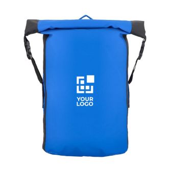 Sac à dos roll-top imperméable avec bretelles rembourrées 25L avec zone d'impression