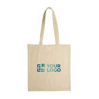 Sac en coton avec certification OEKO-TEX de 140 g/m2 avec zone d'impression
