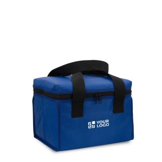 Grande glacière carrée en polyester avec anses pour le transport avec zone d'impression