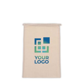 Sac cadeau en coton avec certification OEKO-TEX 30x45 cm avec zone d'impression