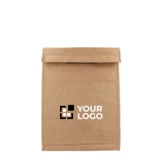 Sac pour aliments avec doublure en PEVA et fermeture Velcro avec zone d'impression