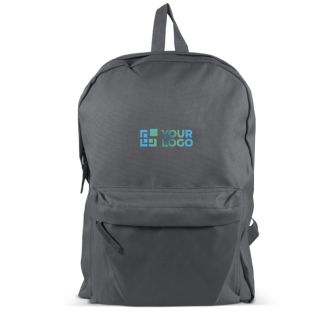Classique sac à dos en RPET en plusieurs couleurs avec poche frontale avec zone d'impression