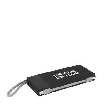 Batterie externe en plastique recyclé avec charge rapide 10 000mAh